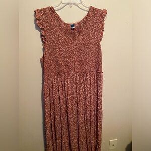 Old Navy Pink Floral Maxi